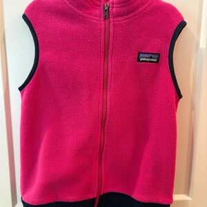 Patagonia Vibrant Pink Sleeveless Fleece